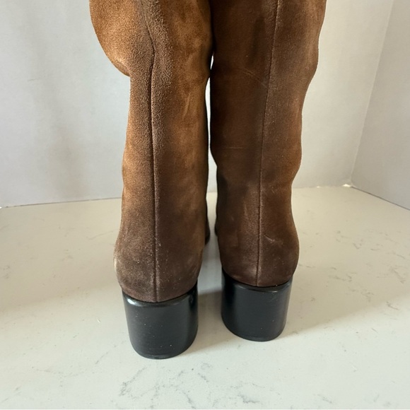 NEW Vince Alejandra Tall Suede Knee Boot in Tan Size: 6 - Picture 5 of 6